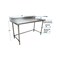 Bk Resources Stainless Steel Work Table With Open Base, 5" Rear Riser 60"Wx30"D VTTR5OB-6030 - alternate 4